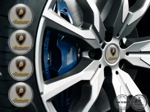 Lamborghini Pegatinas de Aro Edición Mejora de Cúpula de Epoxi